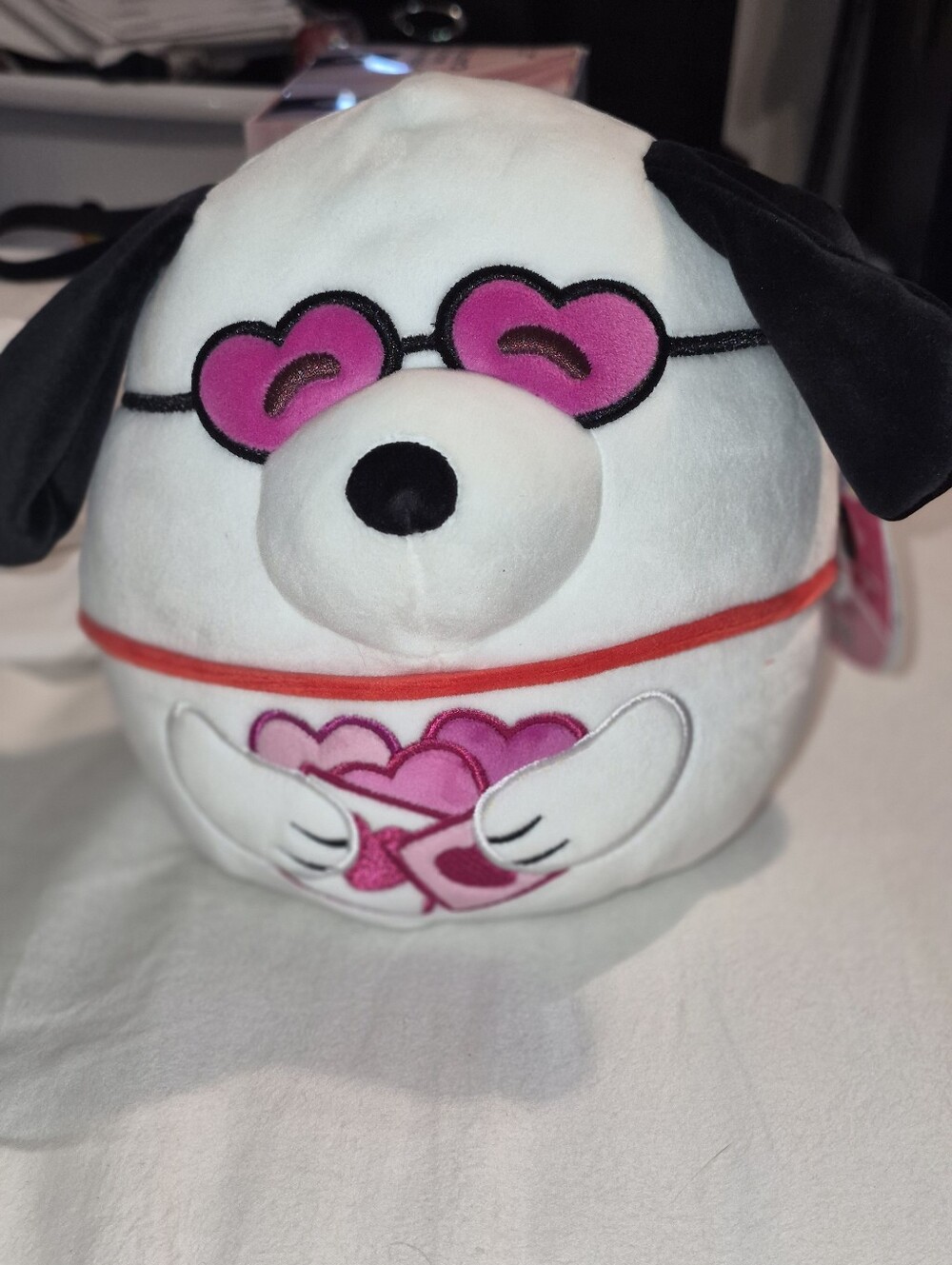 Peanuts Snoopy Squishmallow With Heart Sunglasses